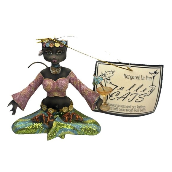 Alley Cats Lushes Margaret Le Van Figurine with Tag Rare Retired 3” Ornament - Picture 3 of 13